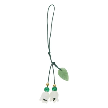 Винтажные орхидеи Кулон ремешок для телефона ремешок для брелка ремешок для рюкзака Шарм