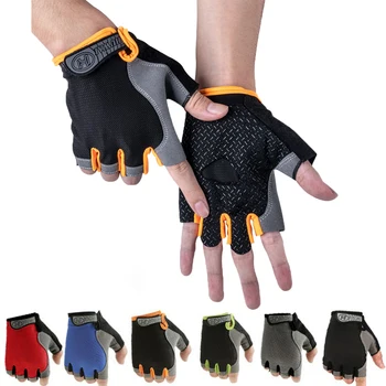 Перчатки для велоспорта Goture, противоскользящие, ударопрочные, дышащие Перчатки без полупальцев, велосипедные спортивные перчатки, спортивные рукавицы, велосипедные Велосипедные перчатки