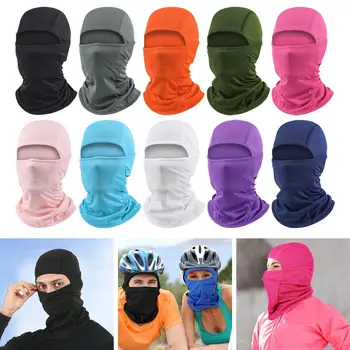 Походные шарфы, шапки-вкладыши для шлемов, Солнцезащитная велосипедная шляпа, охлаждающая шею Велосипедная балаклава, Лицевая крышка, Анфас, кепка