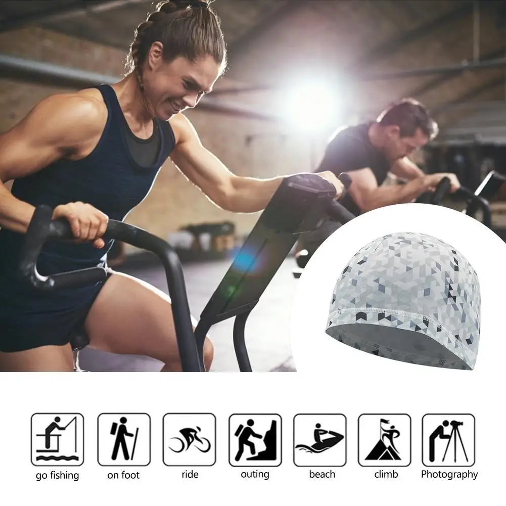 Мягкая подкладка для шлема унисекс, шапка для бега, велоспорта, спорта, Быстросохнущая Внутренняя подкладка для шлема, мужская Женская уличная шапочка 2